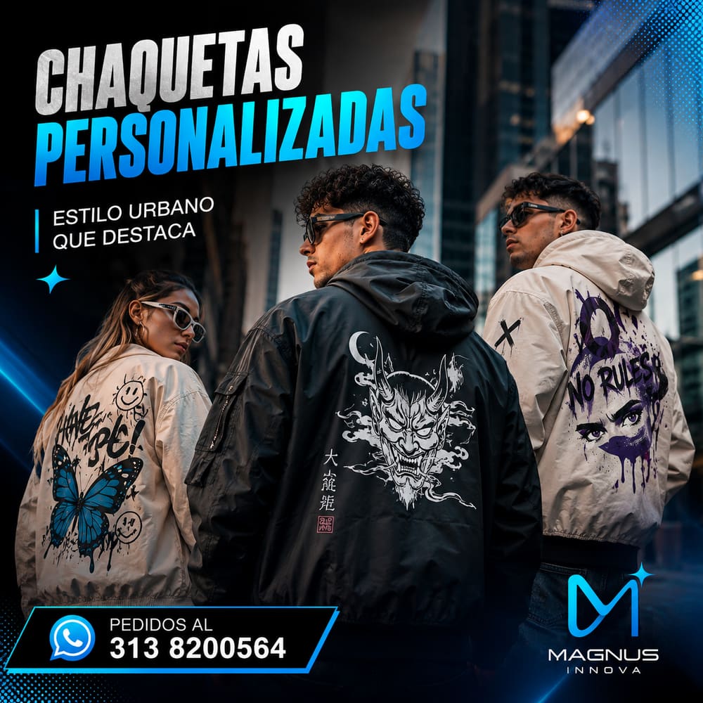 Prendas personalizadas por Magnus Innova.