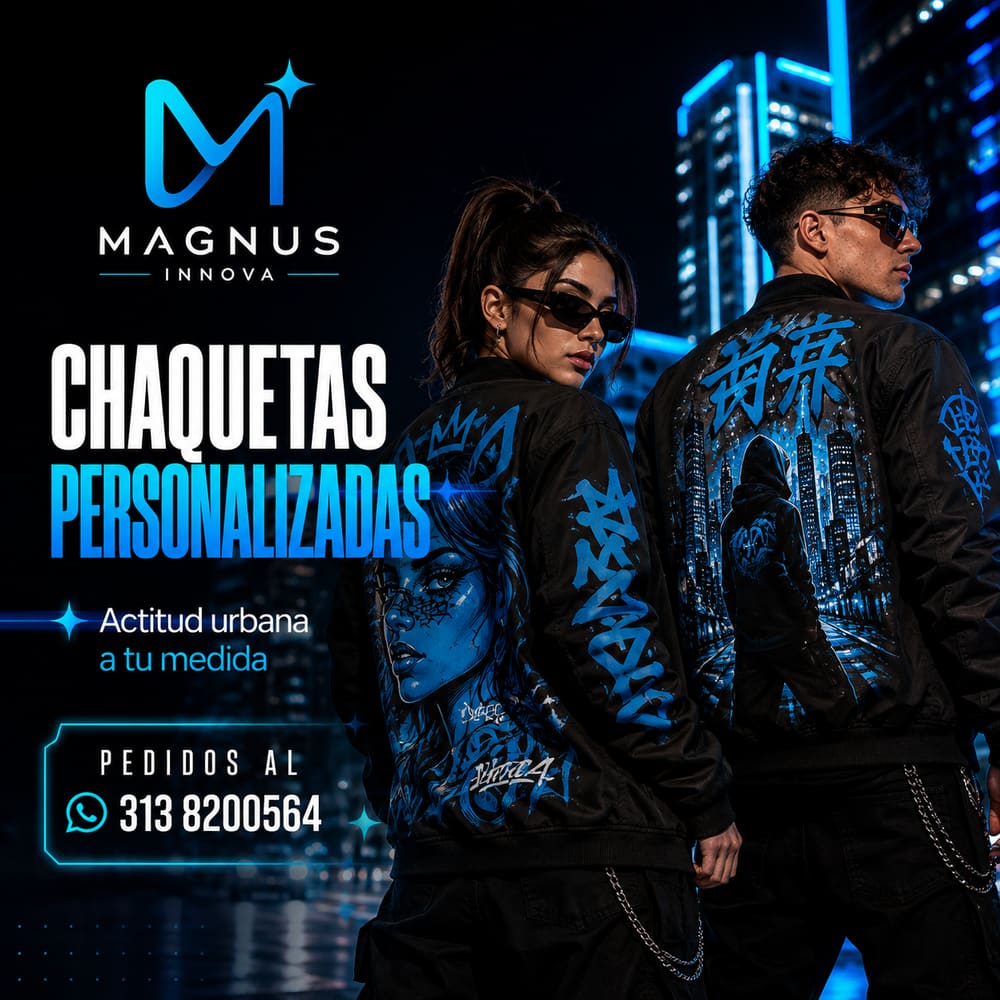 Prendas personalizadas por Magnus Innova.