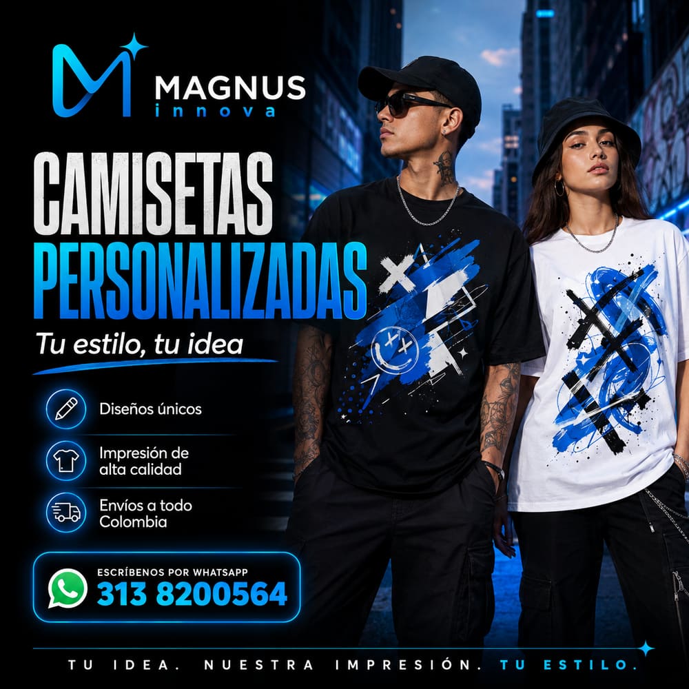 Prendas personalizadas por Magnus Innova.