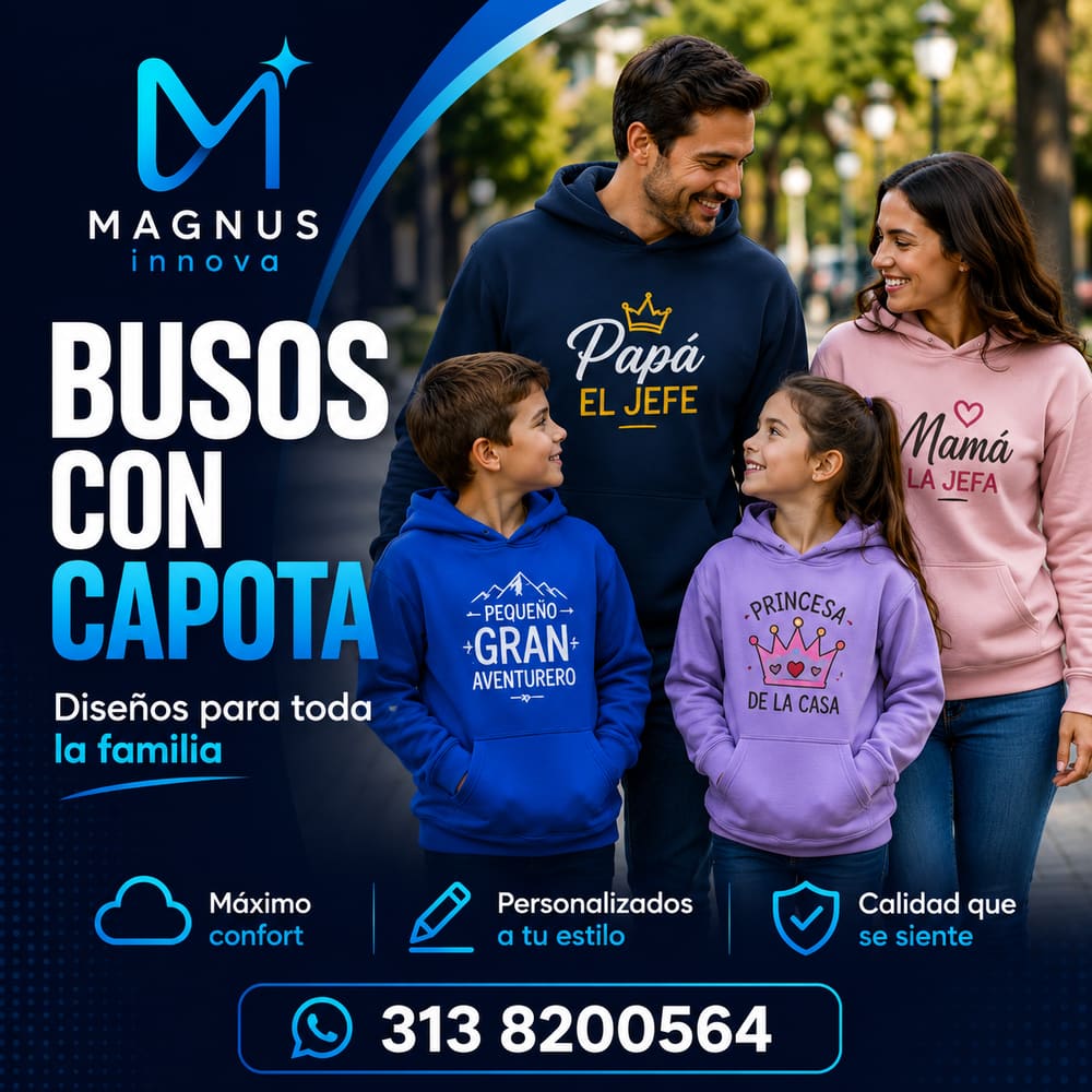 Prendas personalizadas por Magnus Innova.
