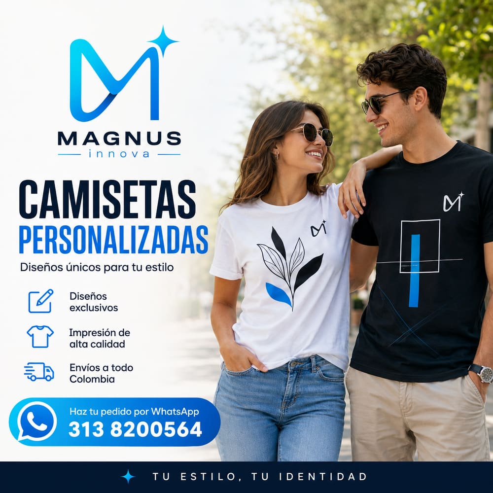 Prendas personalizadas por Magnus Innova.