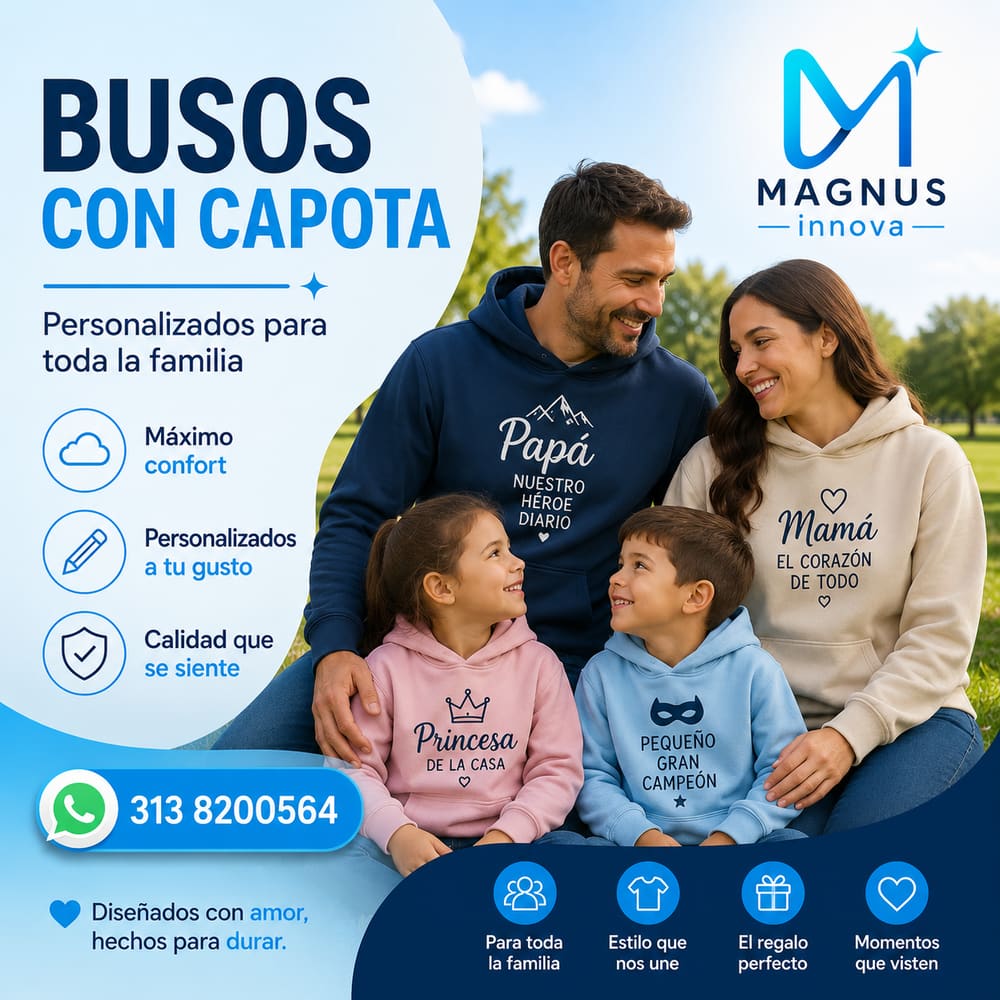 Prendas personalizadas por Magnus Innova.