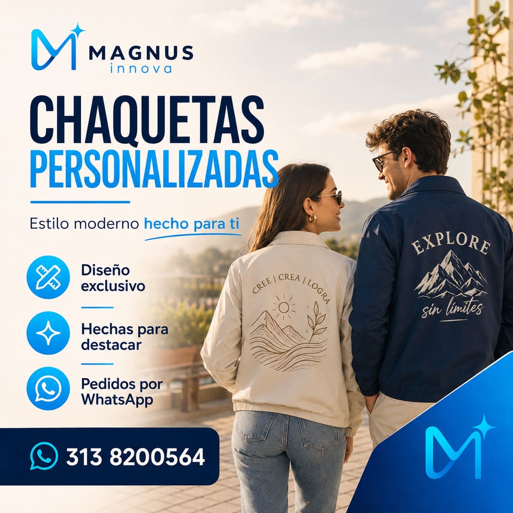 Prendas personalizadas por Magnus Innova.