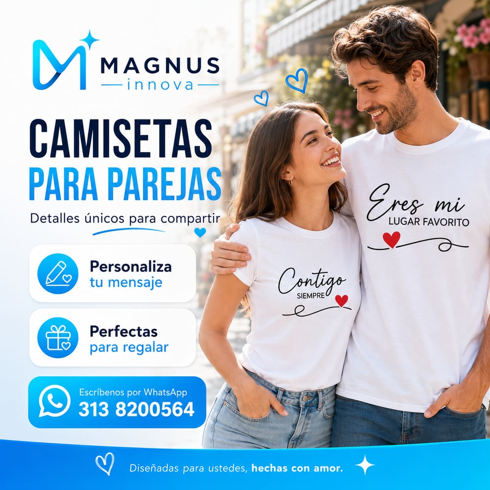 Prendas personalizadas por Magnus Innova.
