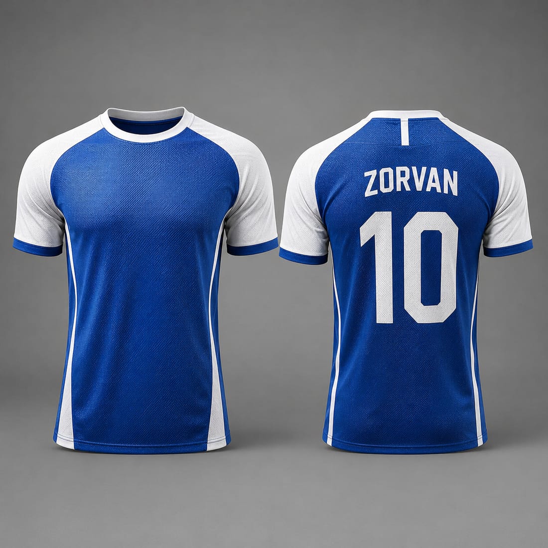 Prenda estampada con diseño de deportivas y fútbol por Magnus Innova.
