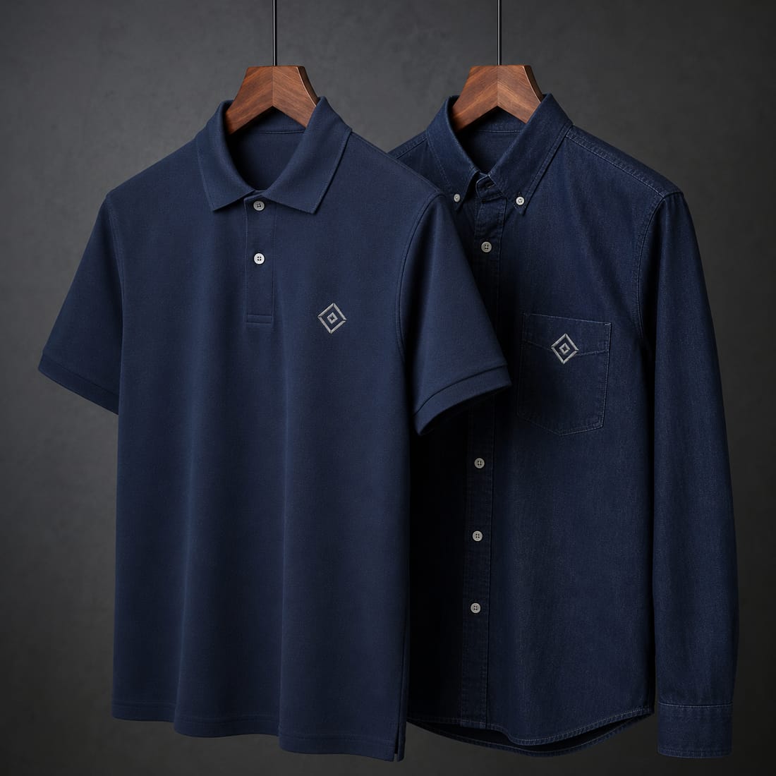 Prenda estampada con diseño de empresariales.