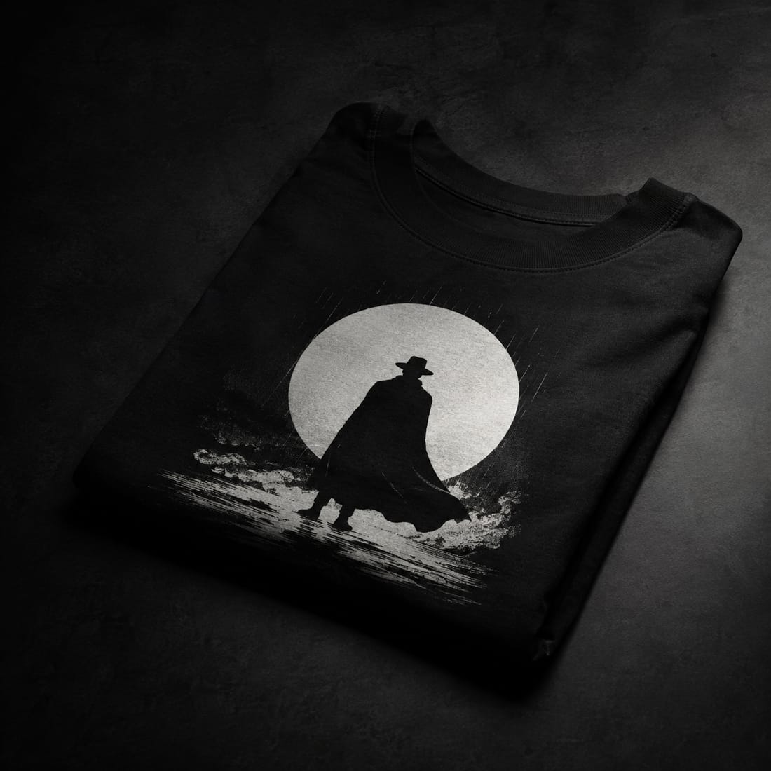 Prenda estampada con diseño de películas.